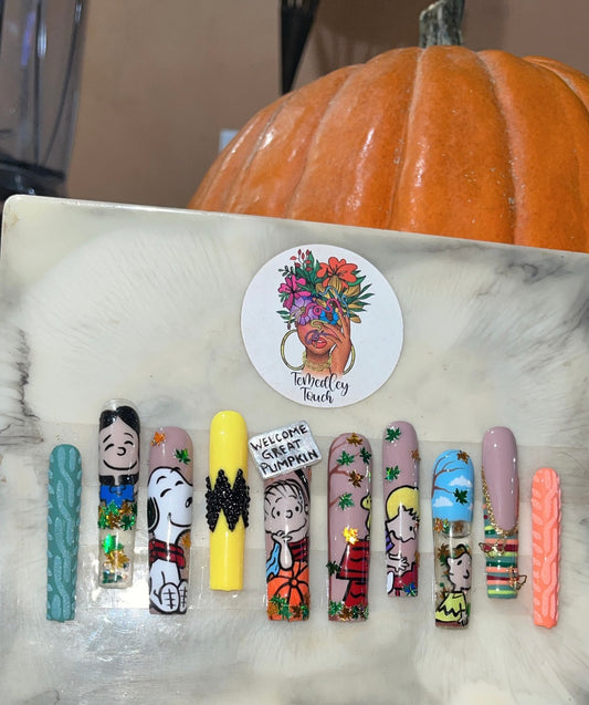 Charlie Brown (The Great Pumpkin) Nails