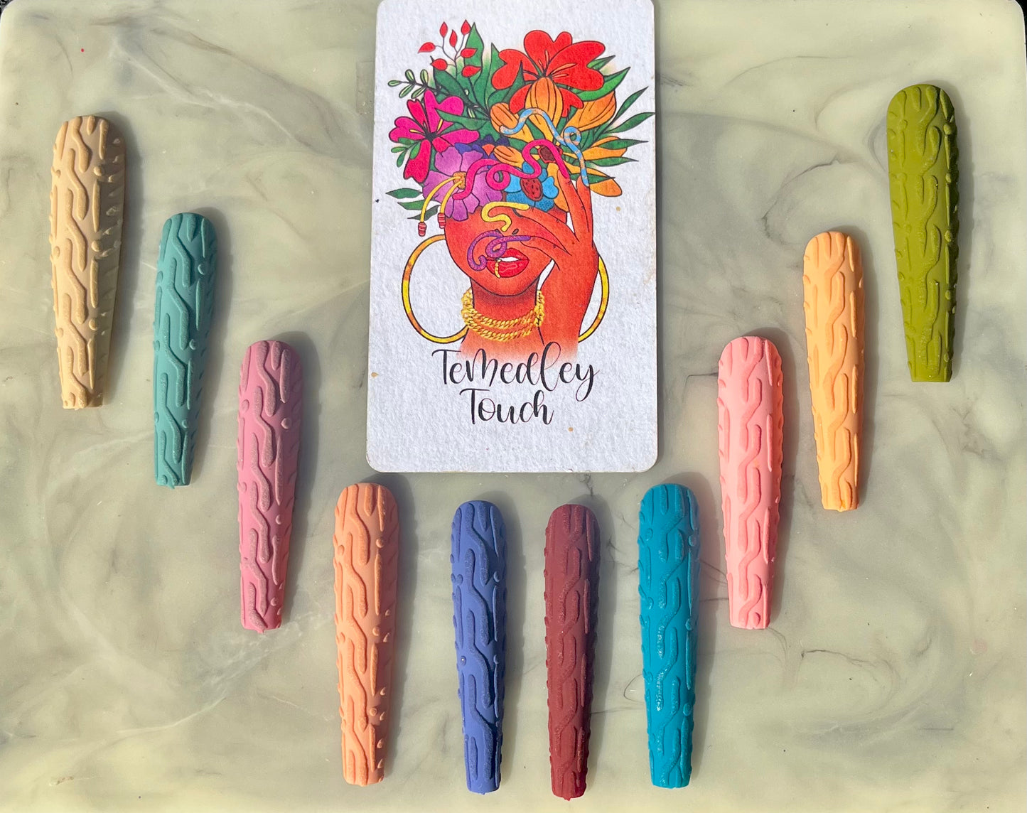 Sweater Weather press on nails