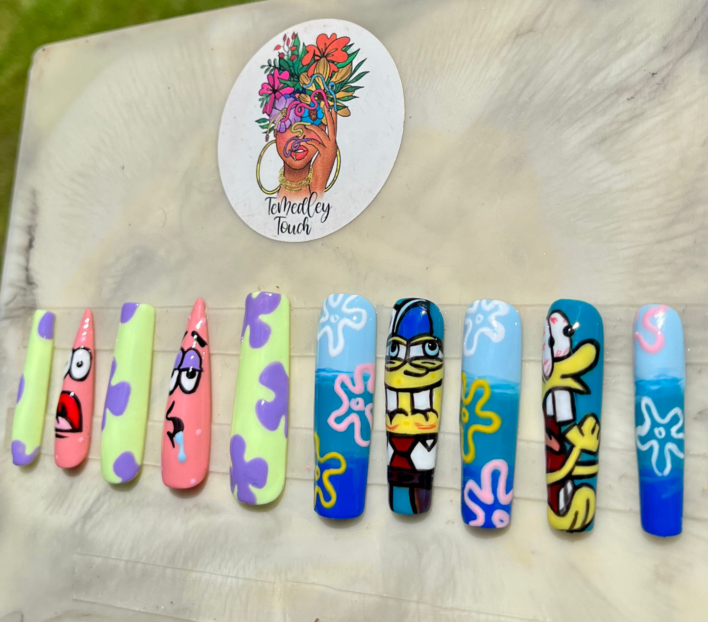SpongeBob & Patrick Press On Nails