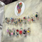 Clear bling Junk Press on nails
