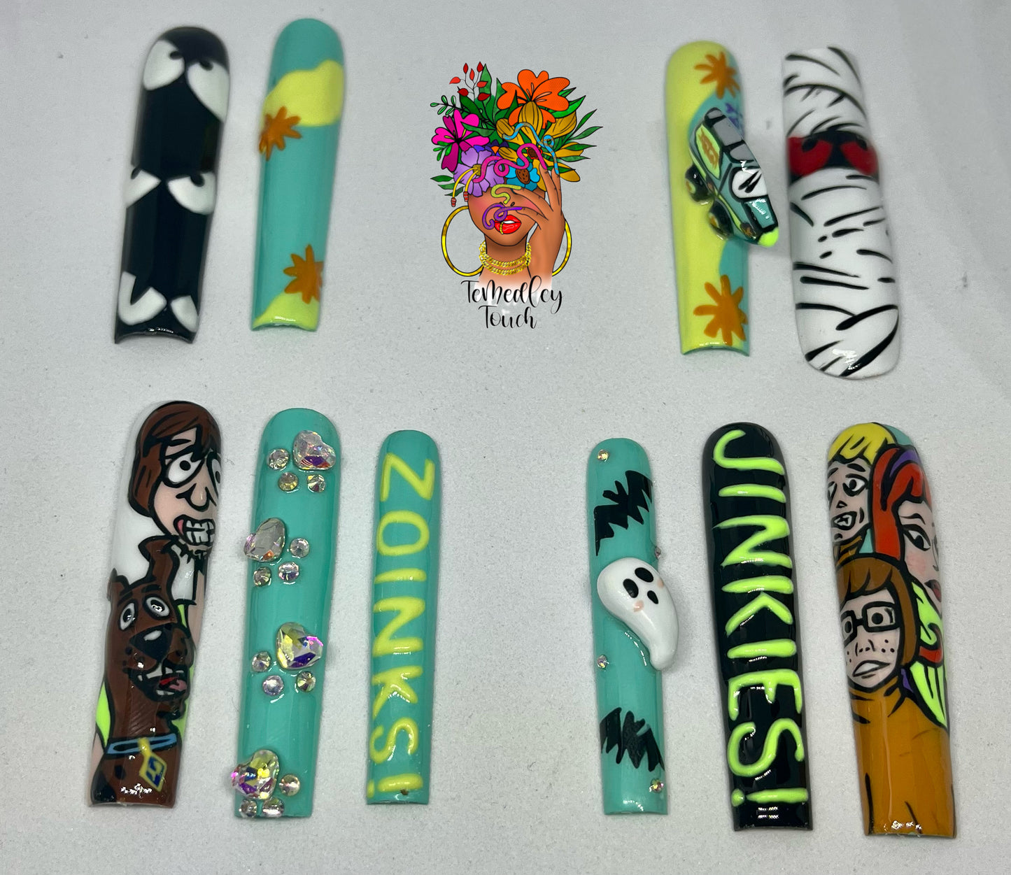 Scooby-Doo press on nails