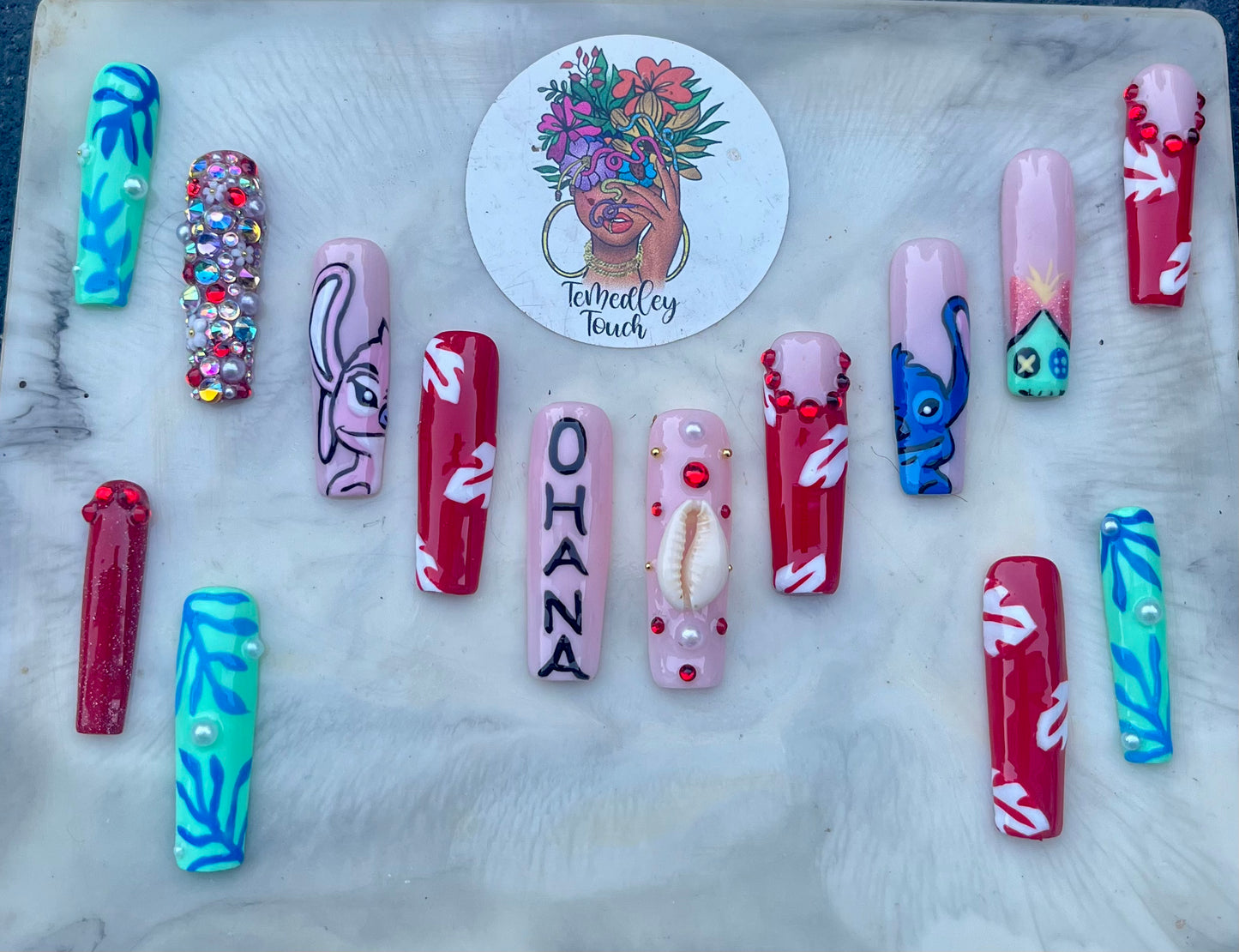 Lilo and Stitch press on nails