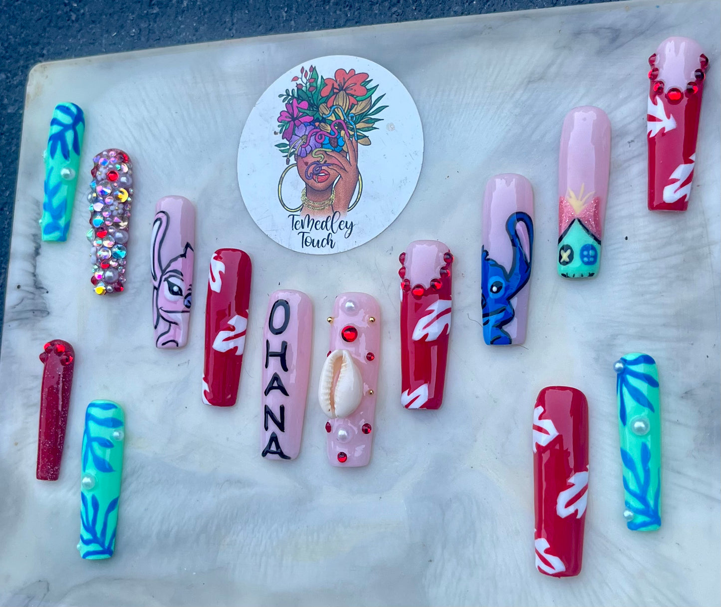 Lilo and Stitch press on nails