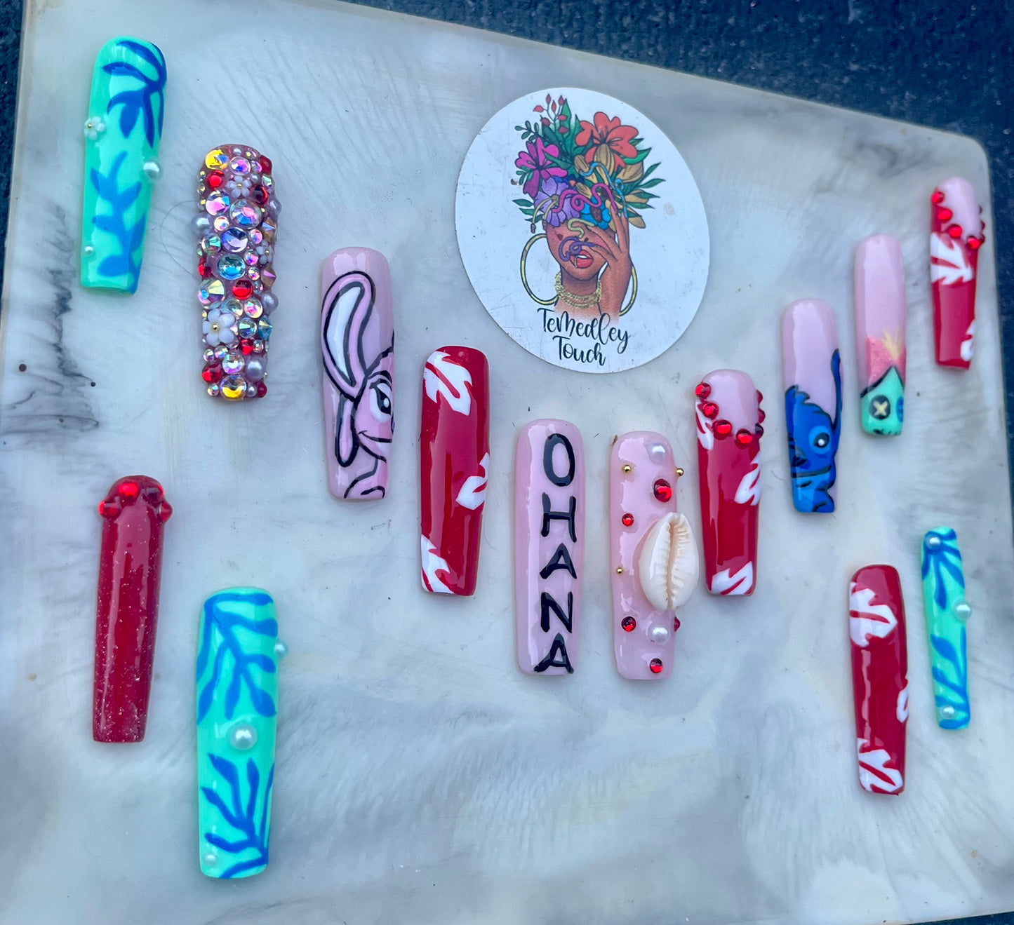 Lilo and Stitch press on nails