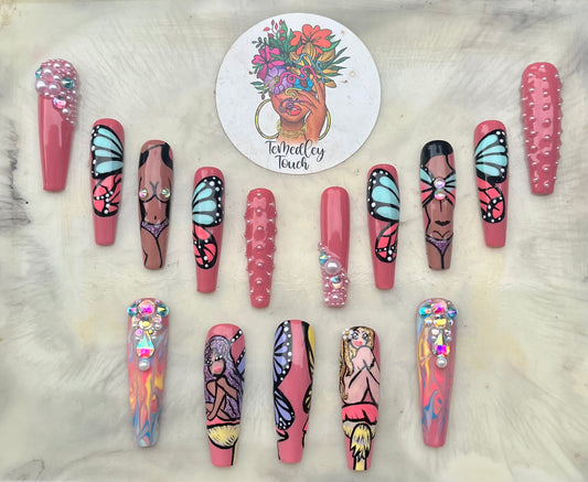 Fairy Land press on nails