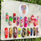 “I Love The 90s” Press On Nails