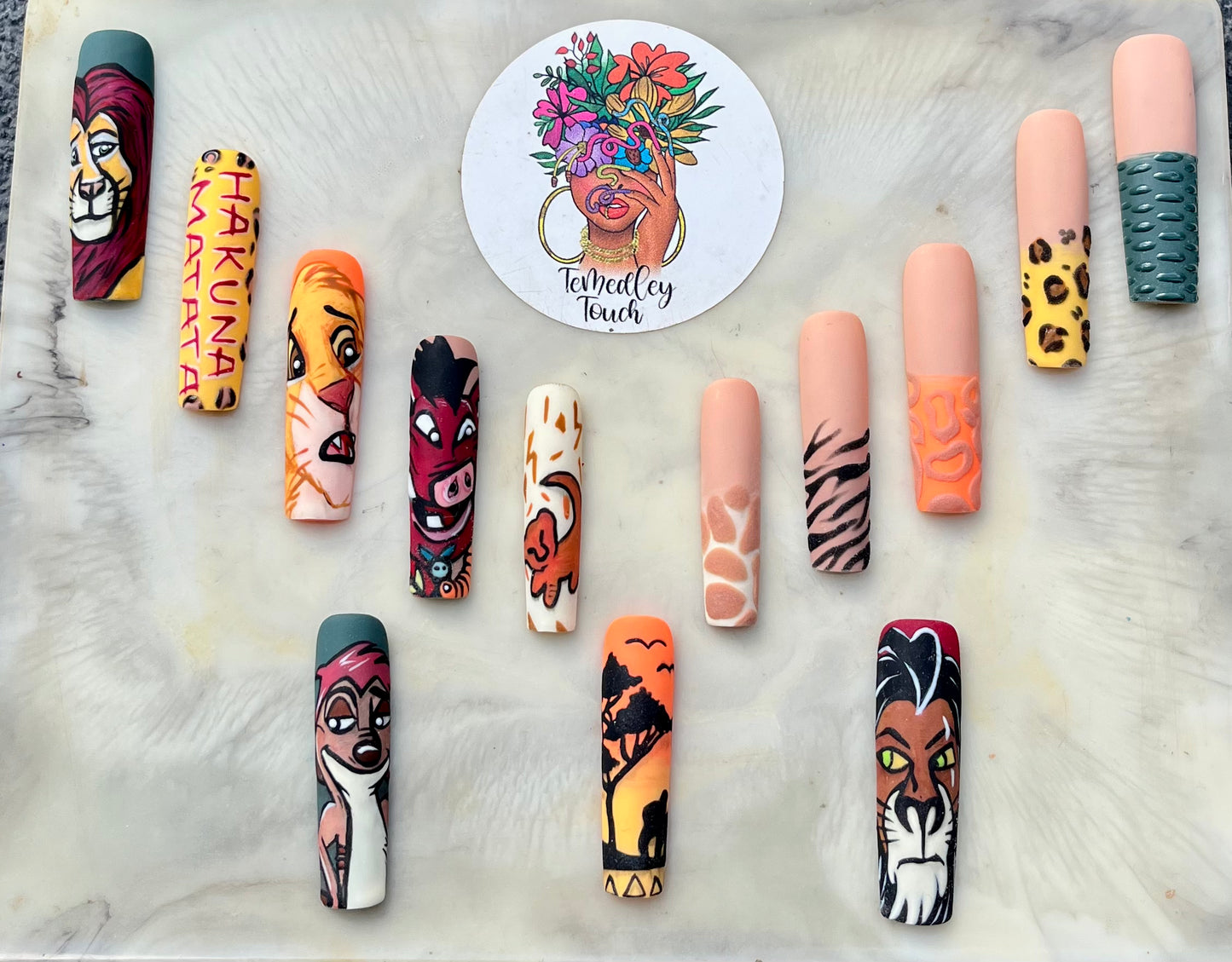 Lion King Press On Nails