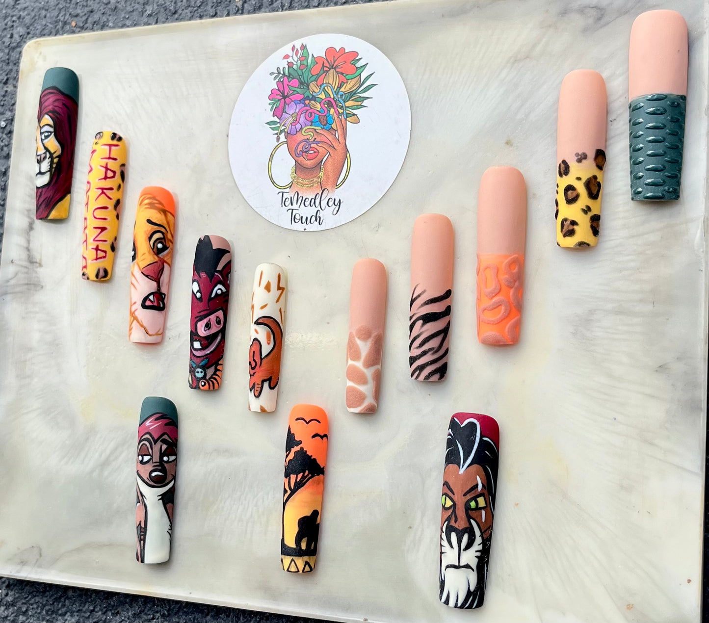 Lion King Press On Nails