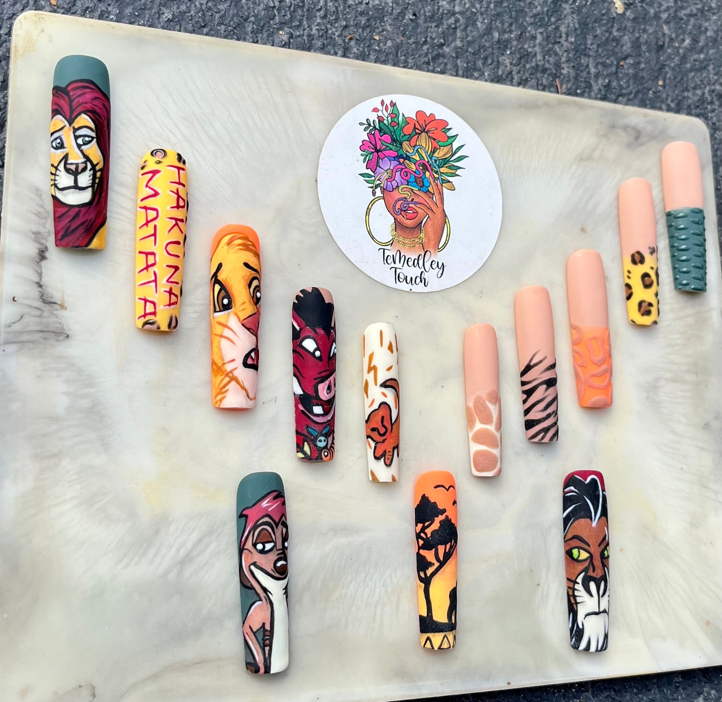 Lion King Press On Nails