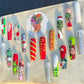 The Grinch press on nail set