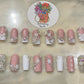 Bling French Tip Nails