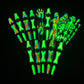 Bad To The Bone (GITD) Nails