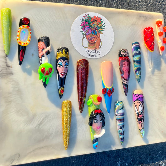 Snow White Press On Nails