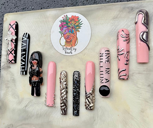 Aaliyah Press On Nails