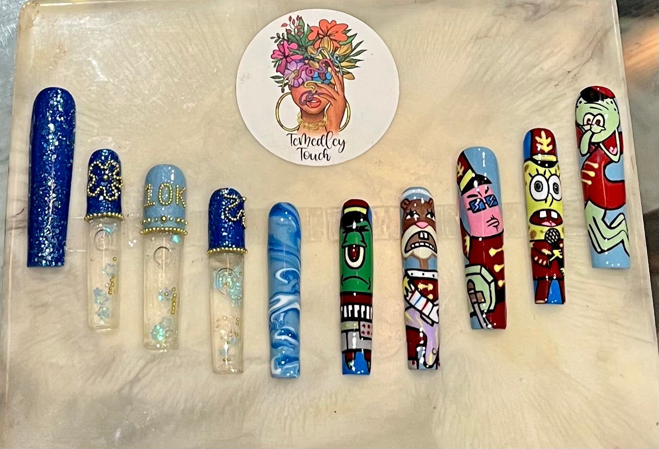 SpongeBob Sweet Victory Press On Nails