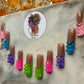 Glow Gummy Bear press on nails