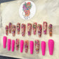Pink Panther Gucci Nails