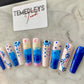 Eye of protection press on nails