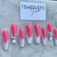 Hello Kitty French Tip press on nails