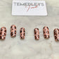 Leopard press on nails