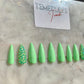 Stiletto bling press on nails