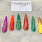 Chakra crystal press on nails (Tips)