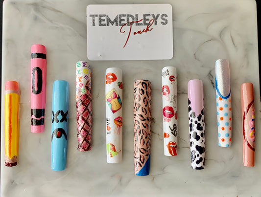 Freestyle (Mood) press on nails