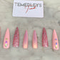 Blush Pink press on nails