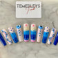 Eye of protection press on nails