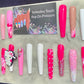 Hello kitty mummy press on nails