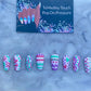 Easter egg 3D press on nails