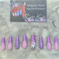 Lavender bunny press on nails